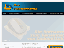 Tablet Screenshot of palettenkonto.net